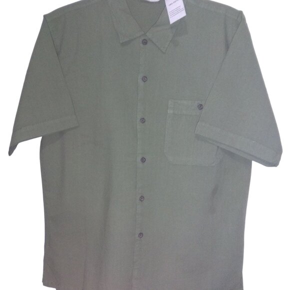 'UNISEX' GREEN PANS COTTON TWO-PIECE - Picture 3 of 16